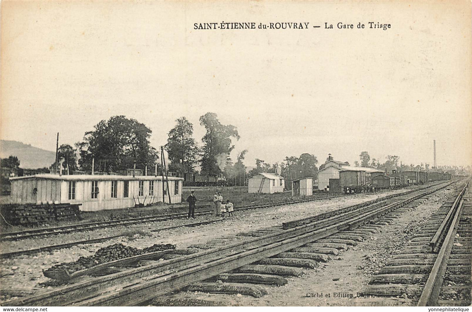 76 - SEINE MARITIME - SAINT-ÉTIENNE-DE-ROUVRAY - La Gare De Triage - Superbe - 10702 - Saint Etienne Du Rouvray
