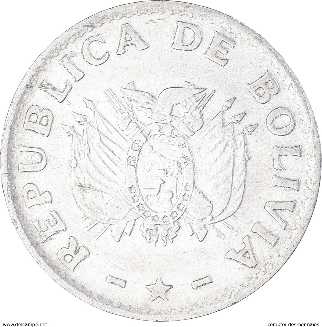 Monnaie, Bolivie, 20 Centavos, 1987 - Bolivie