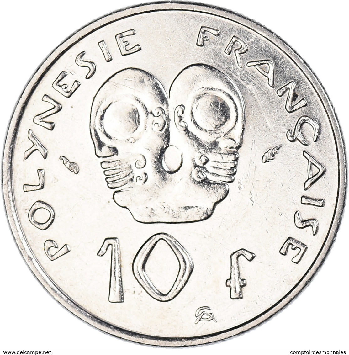 Monnaie, Polynésie Française, 10 Francs, 1986 - Frans-Polynesië