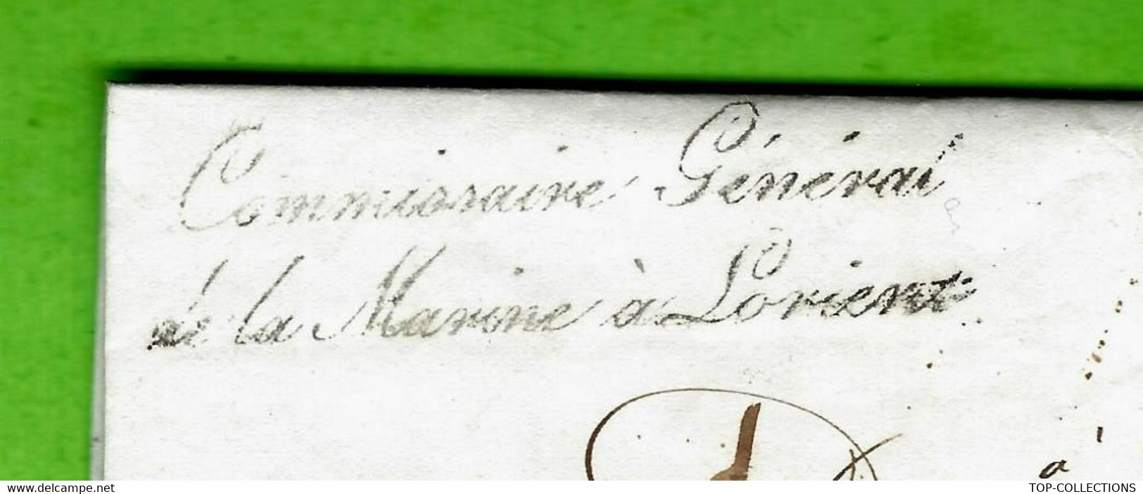 1841  Lorient Commisaire Général de  Marine > Desvarennes fournisseur bois  marine  Angers Maine et Loire BOIS UKRAINE