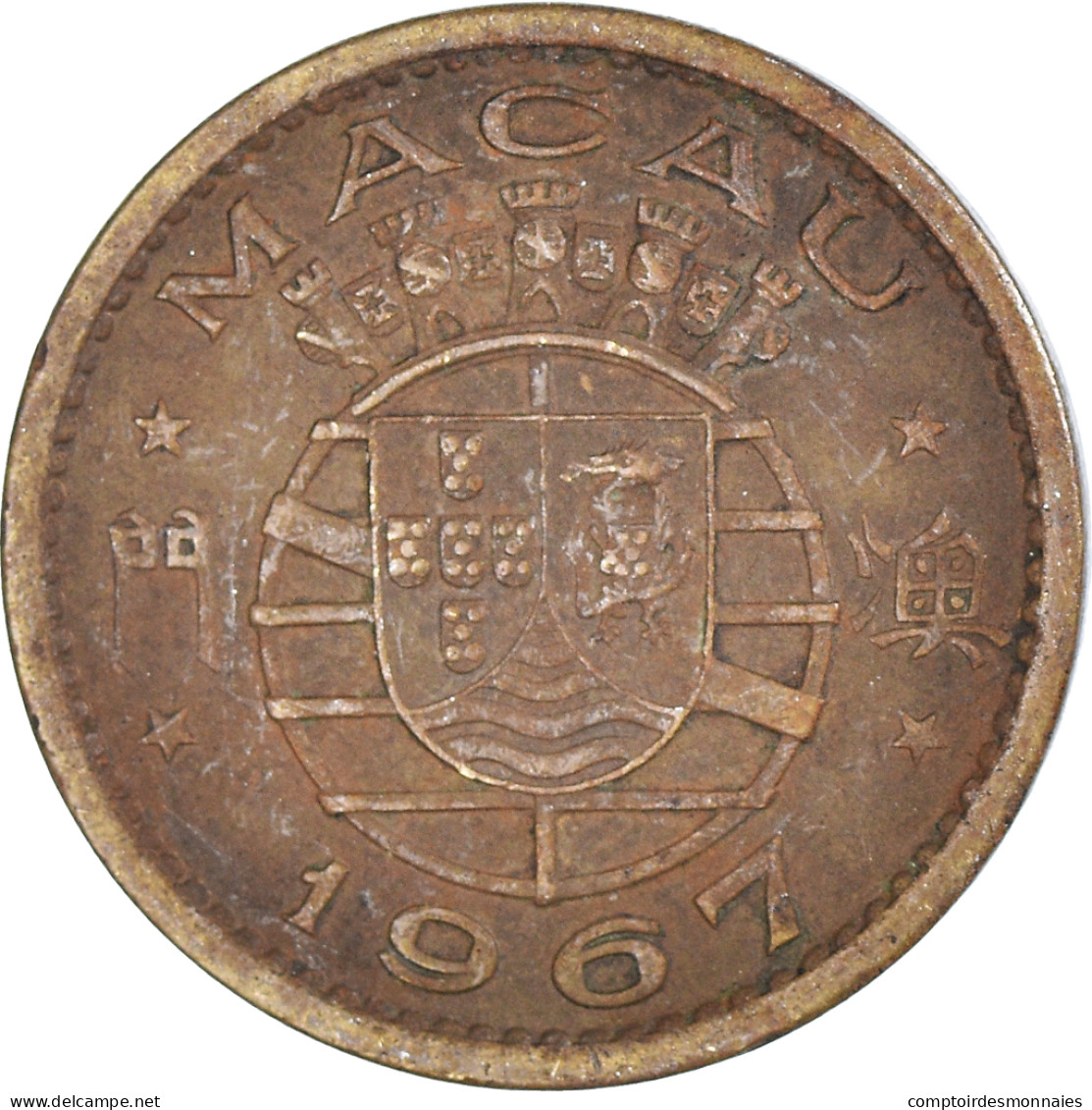 Monnaie, Macao, 10 Avos, 1967 - Macao