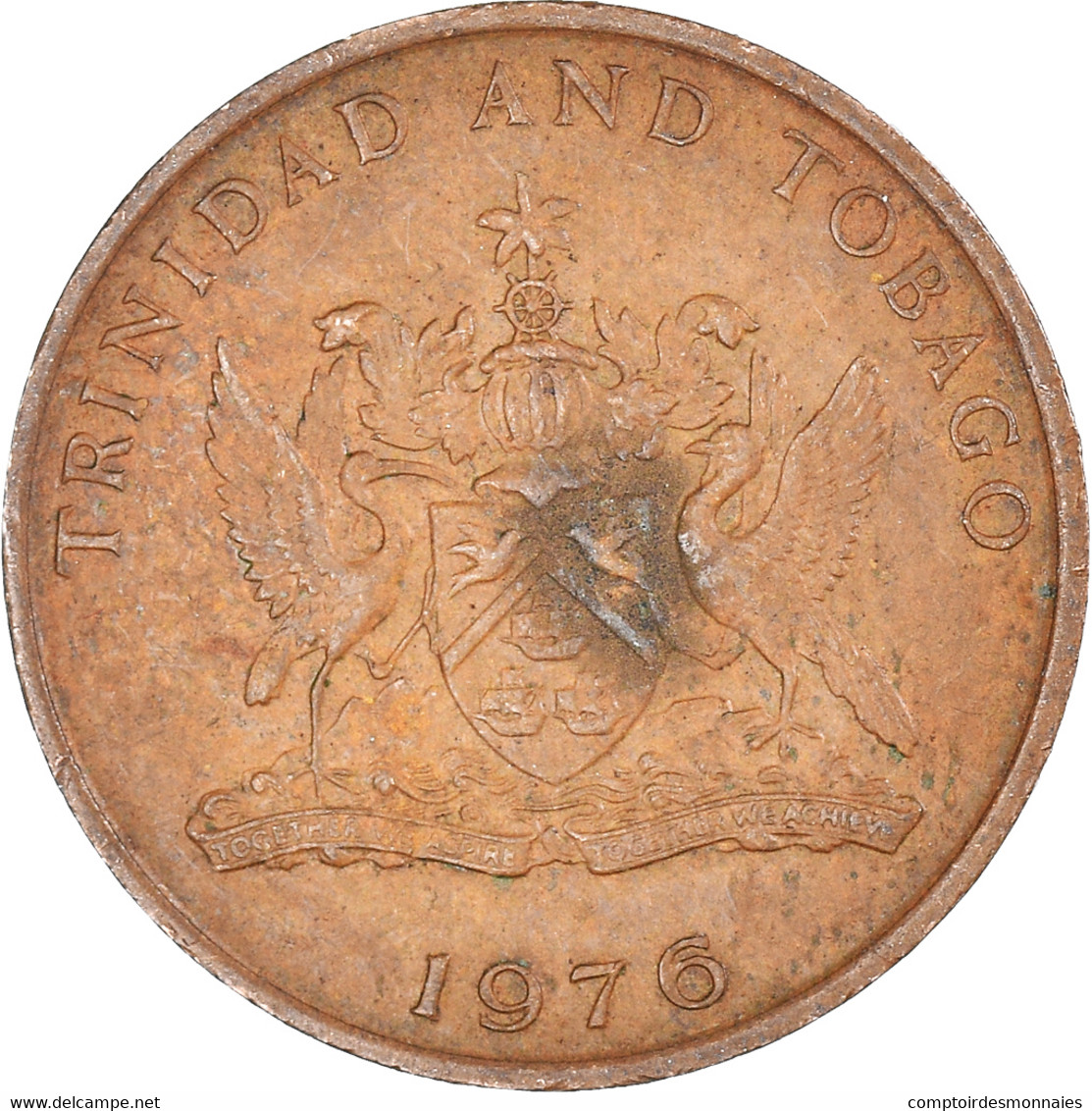 Monnaie, Trinité-et-Tobago, 5 Cents, 1976 - Trinidad En Tobago