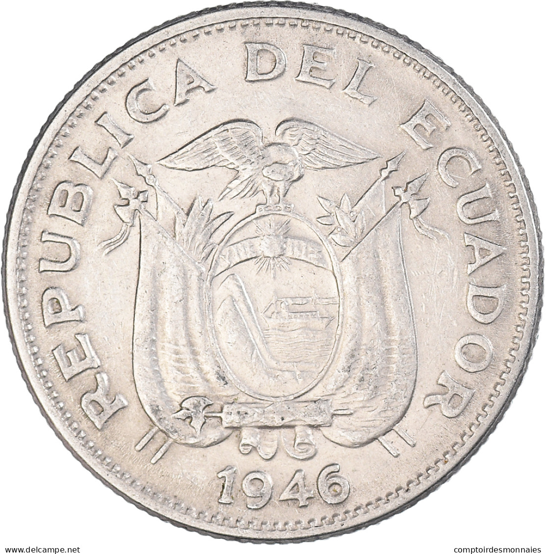 Monnaie, Équateur, Sucre, Un, 1946 - Ecuador