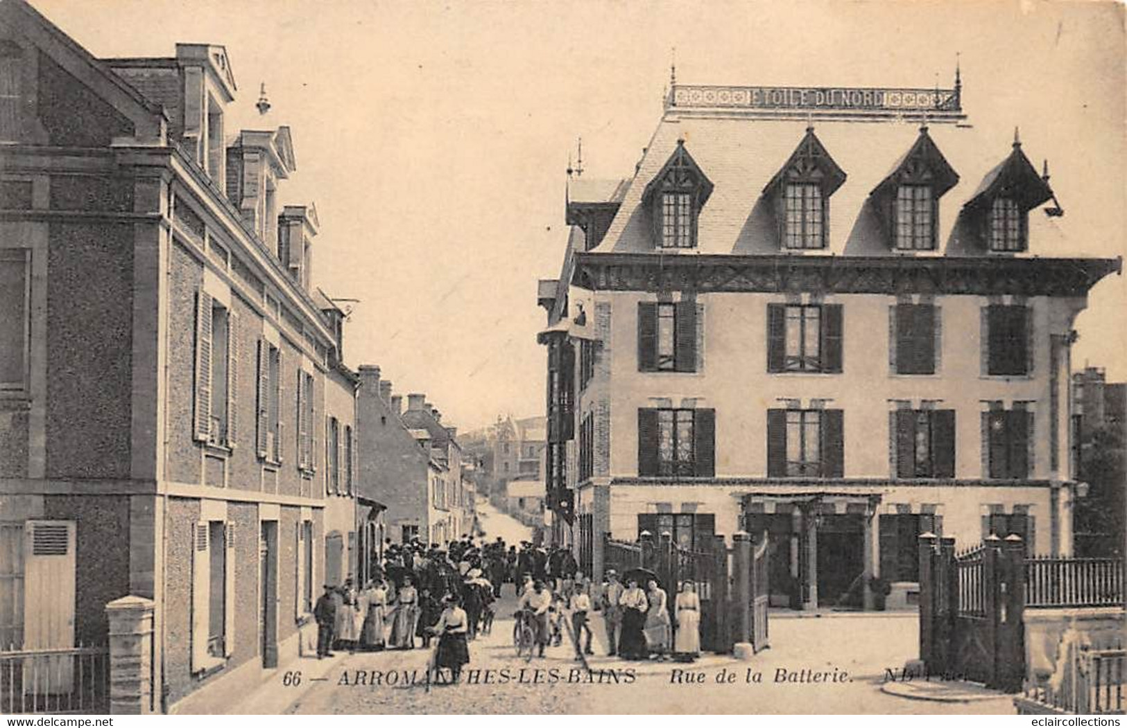 Arromanches           14       Hôtel Du Nord Rue De La Batterie         (voir Scan) - Arromanches