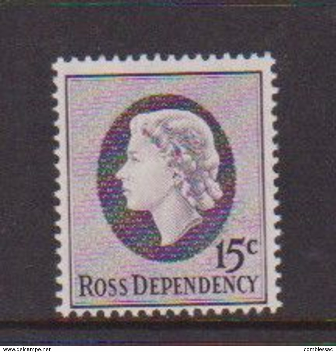 ROSS  DEPENDENCY    1967    15c Purple    MH - Neufs