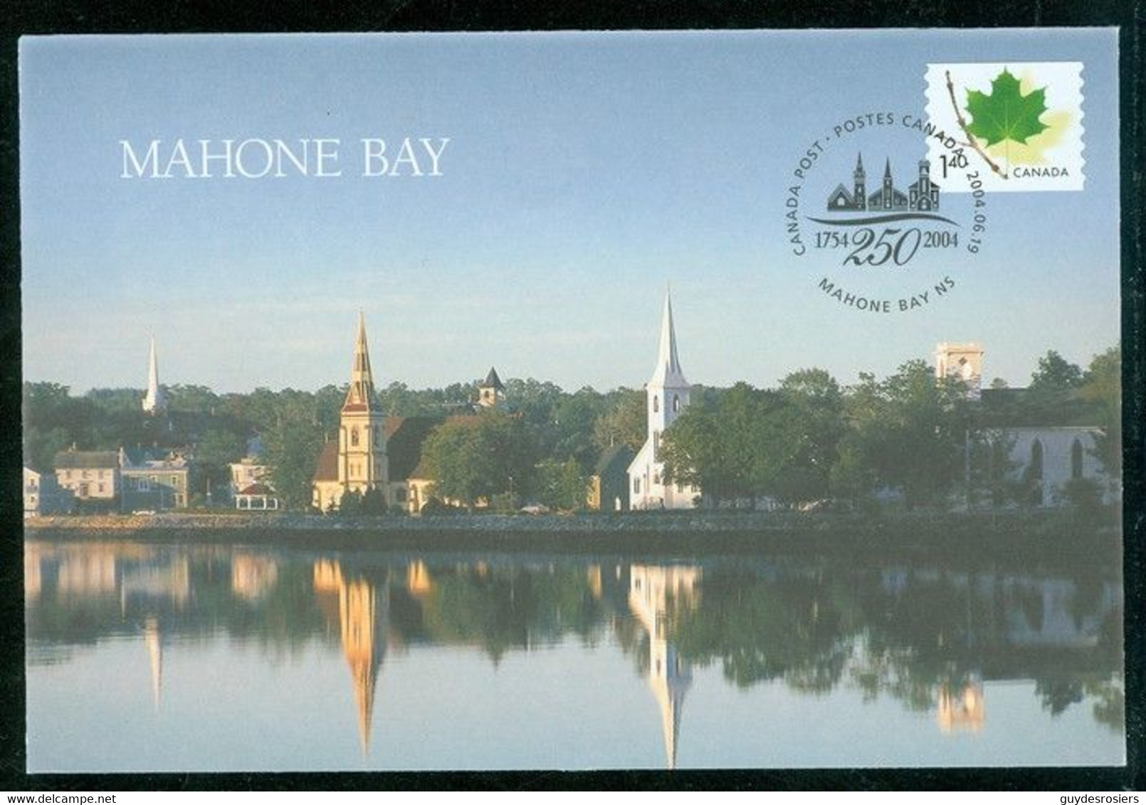 MAHONE Bay, Nouvelle-Écosse / Nova Scotia; Timbre Scott # 2010 Stamp; Enveloppe Souvenir (9990) - Brieven En Documenten