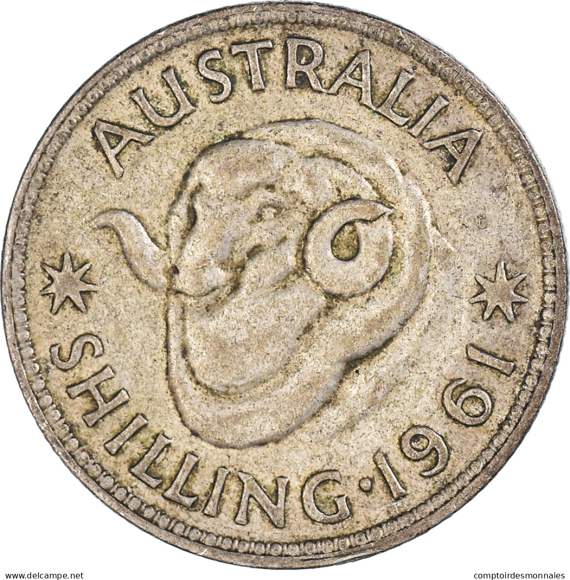 Monnaie, Australie, Shilling, 1961 - Shilling