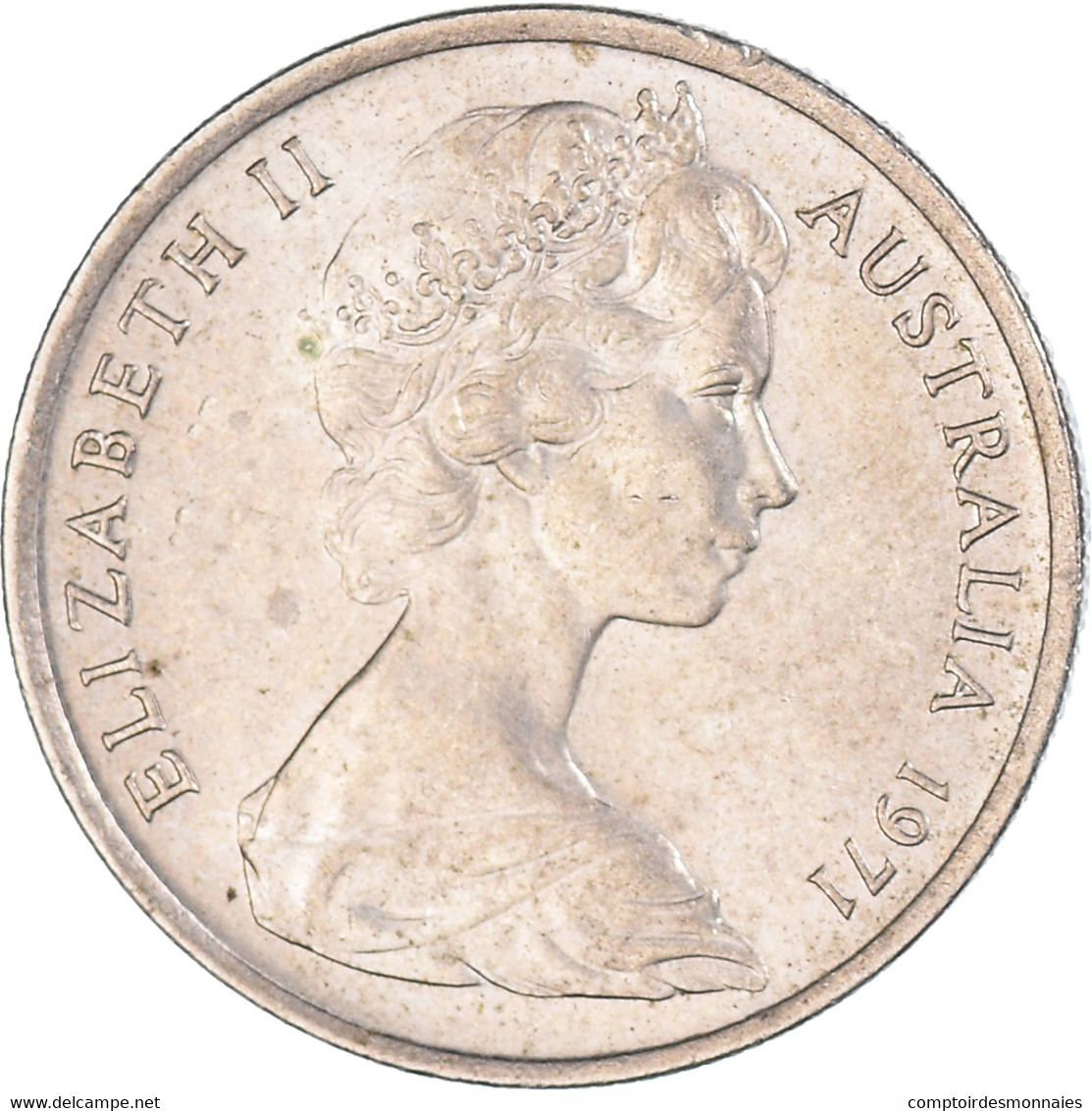 Monnaie, Australie, 5 Cents, 1971 - 5 Cents