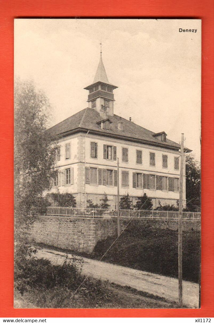 ZQF-33 Denezy Collège  Gros De Vaud.  Circulé 1916 Vers Chexbres. Troillet Moudon Sans Numéro - Chexbres