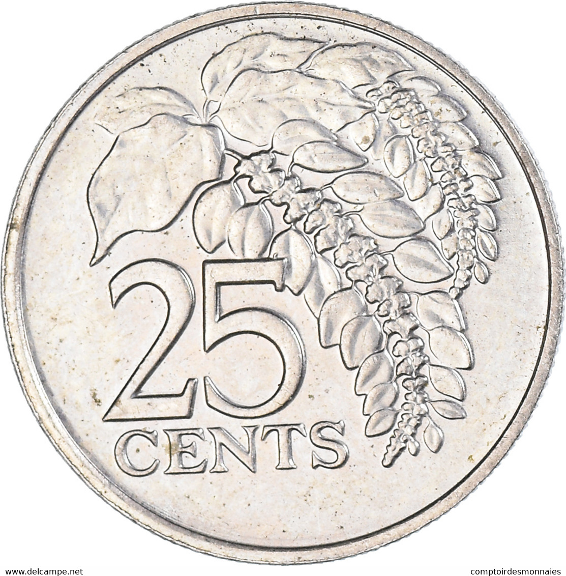 Monnaie, Trinité-et-Tobago, 25 Cents, 1975 - Trinidad Y Tobago