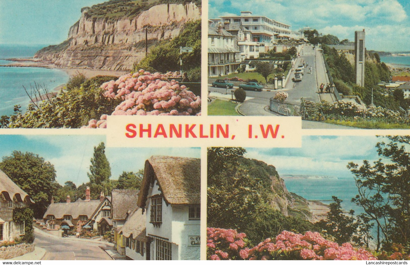 Postcard Shanklin Isle Of Wight By Nigh [ Slogan Cancel ]  My Ref B14634 - Shanklin