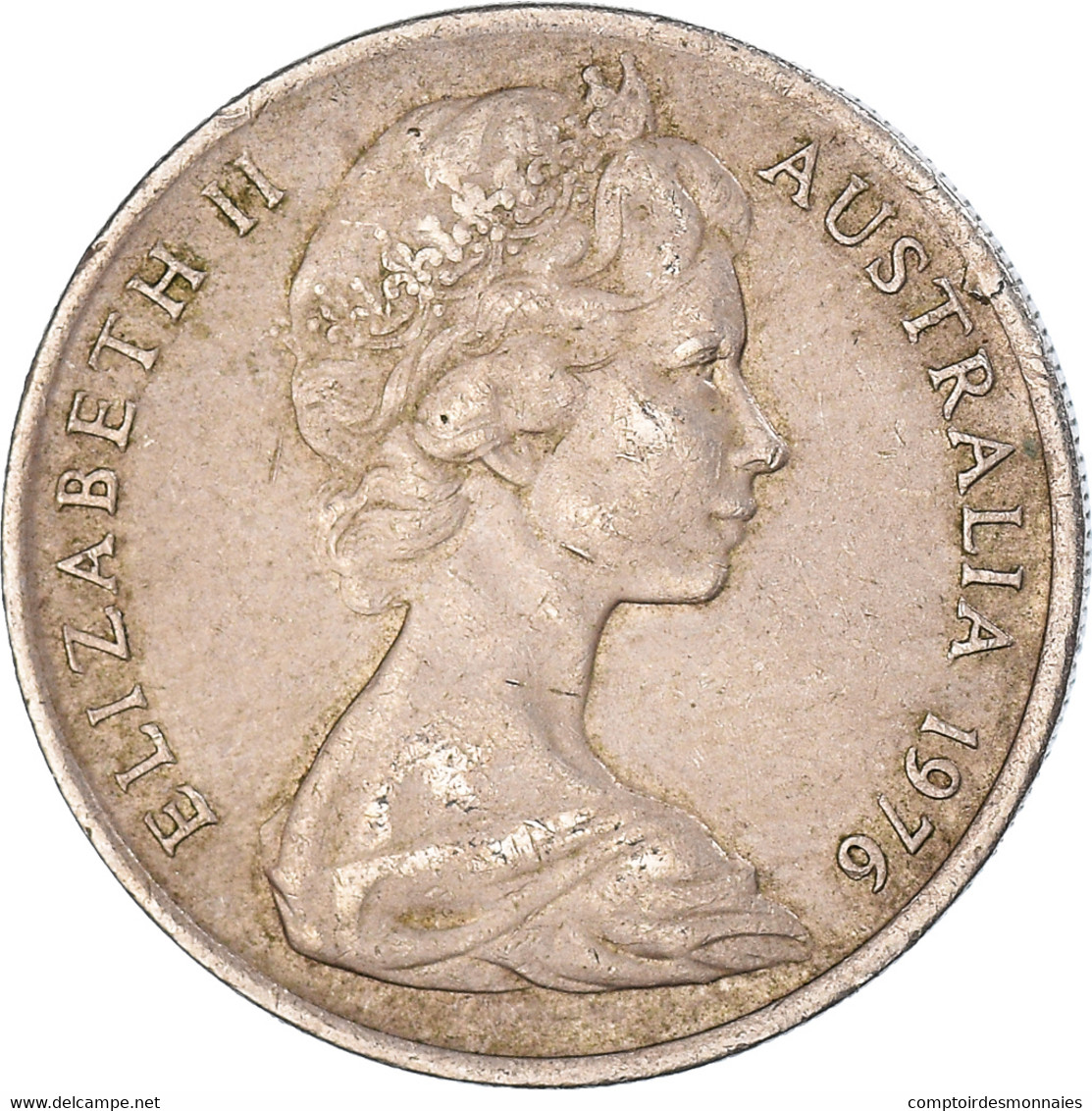 Monnaie, Australie, 10 Cents, 1976 - 10 Cents