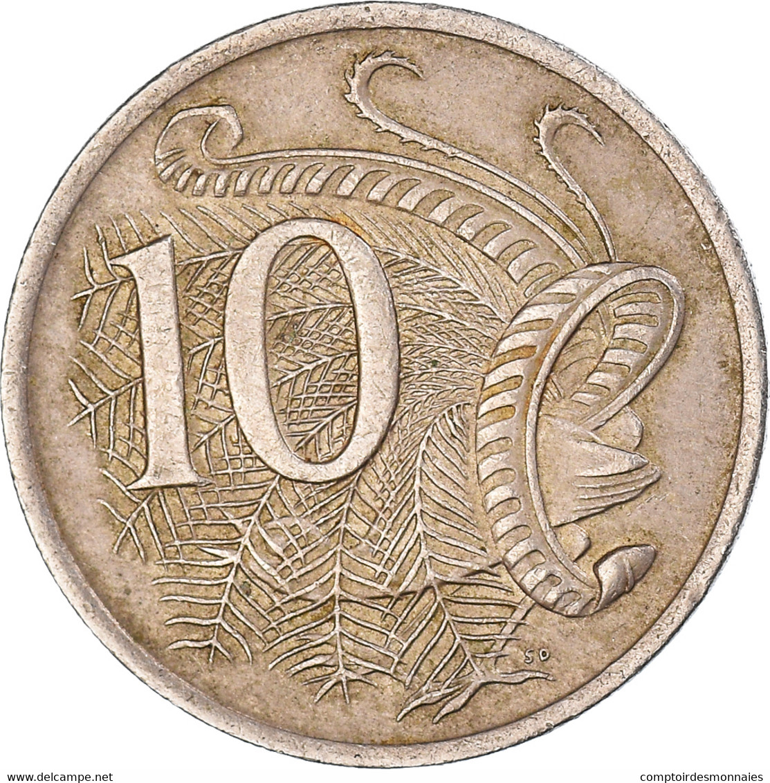 Monnaie, Australie, 10 Cents, 1976 - 10 Cents