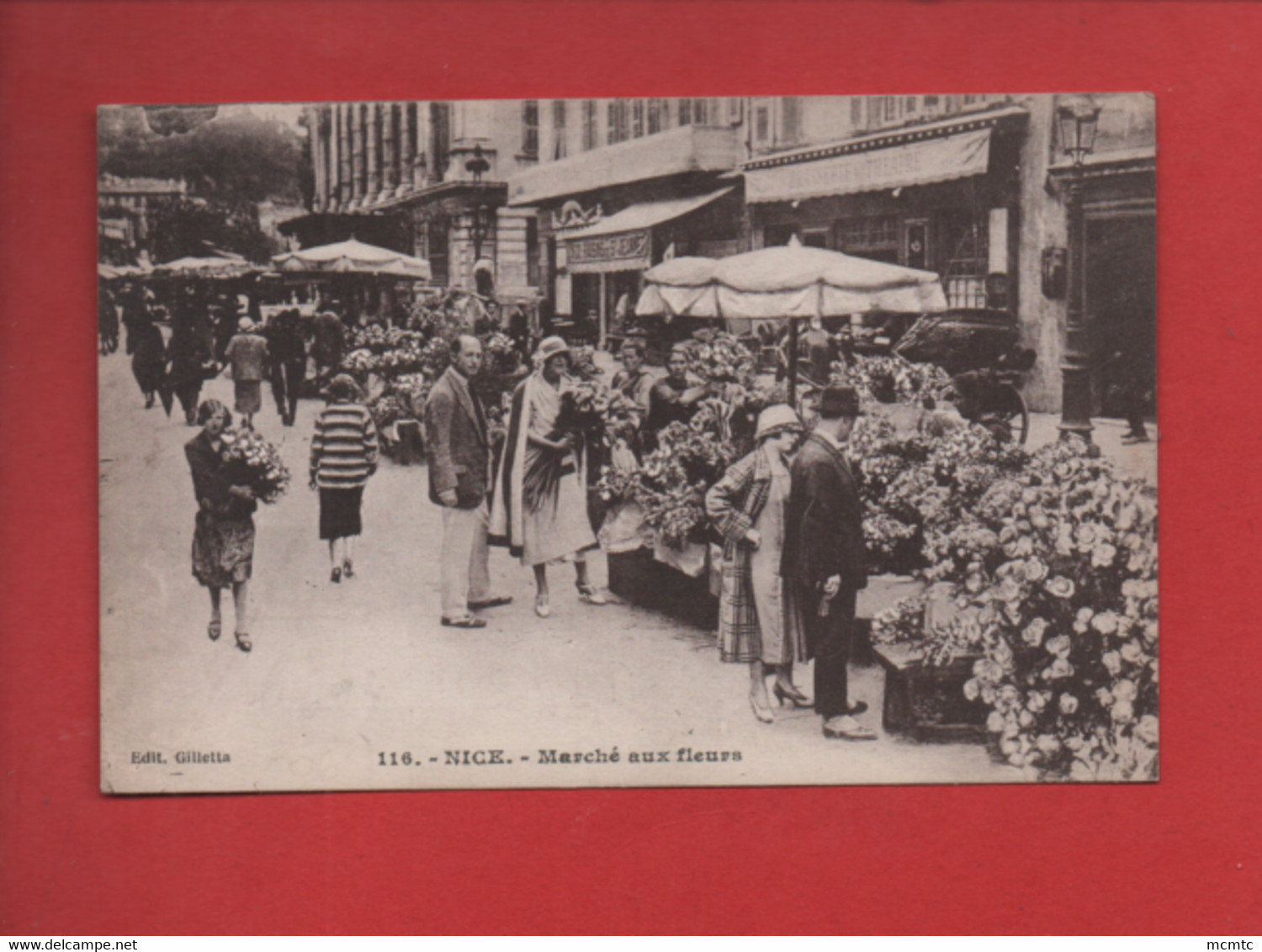 CPA -  Nice  - Marché Aux Fleurs - Marchés, Fêtes