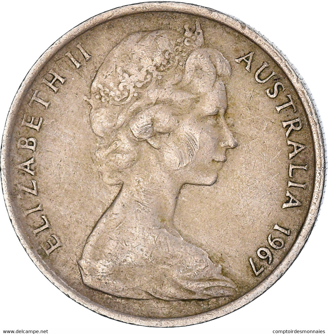 Monnaie, Australie, 10 Cents, 1967 - 10 Cents