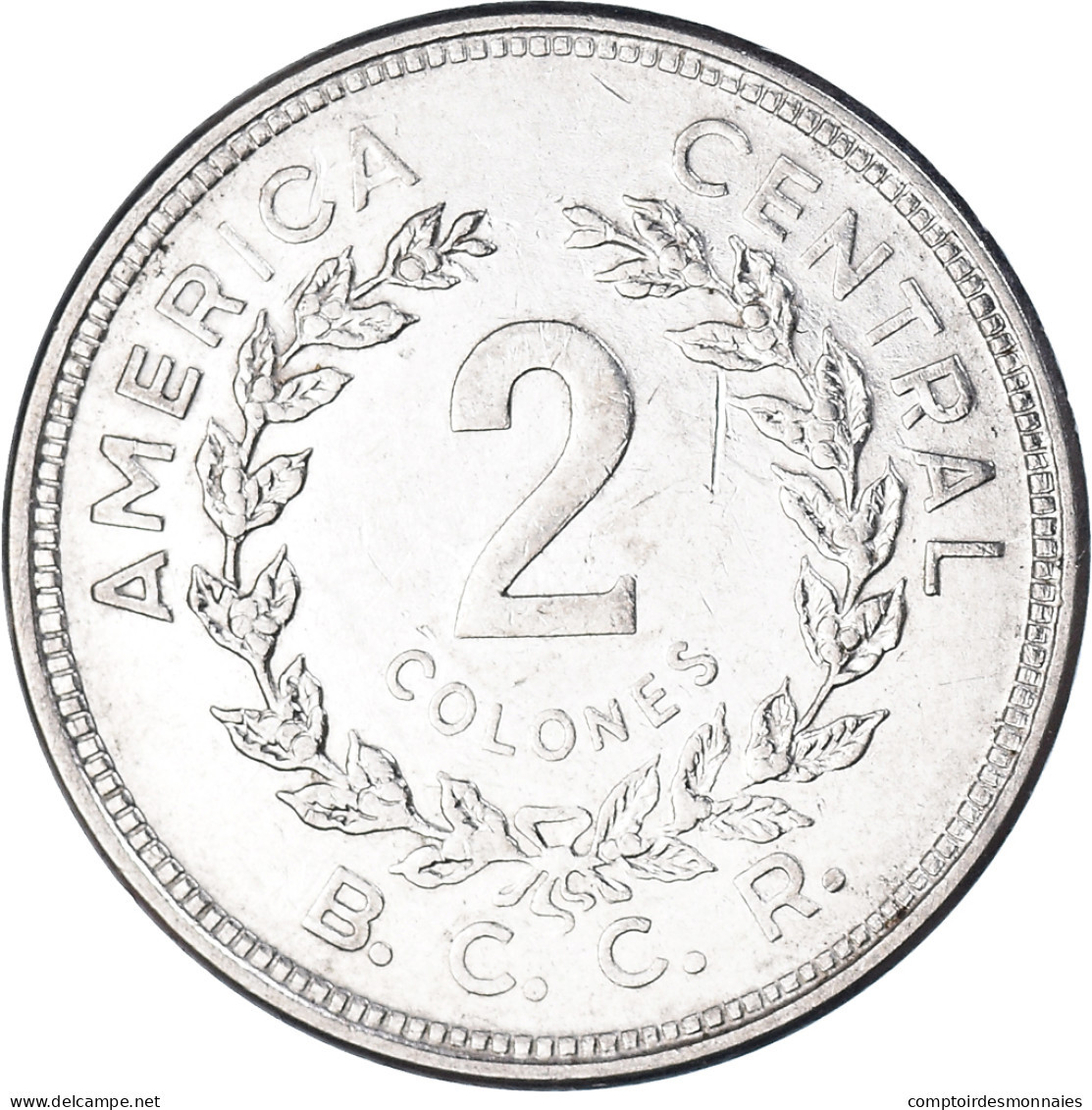 Monnaie, Costa Rica, 2 Colones, 1982 - Costa Rica