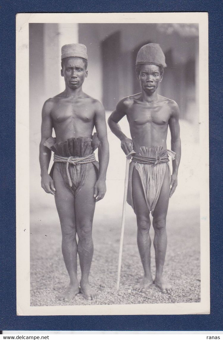 CPSM Zagourski Ethnic Afrique Noire Voir Dos écrite Carte Photo - Belgisch-Kongo