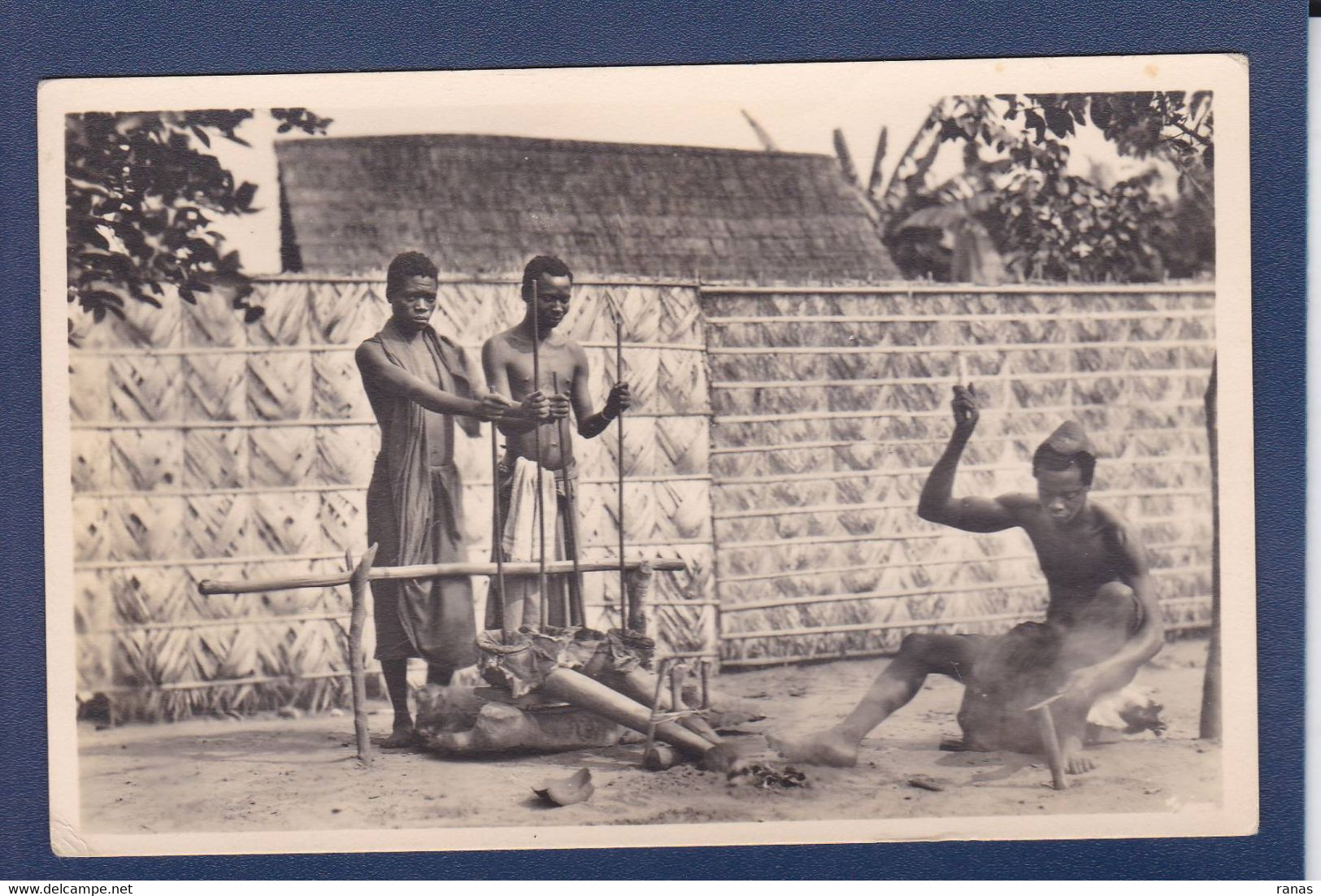 CPSM Zagourski Ethnic Afrique Noire Voir Dos écrite - Belgian Congo