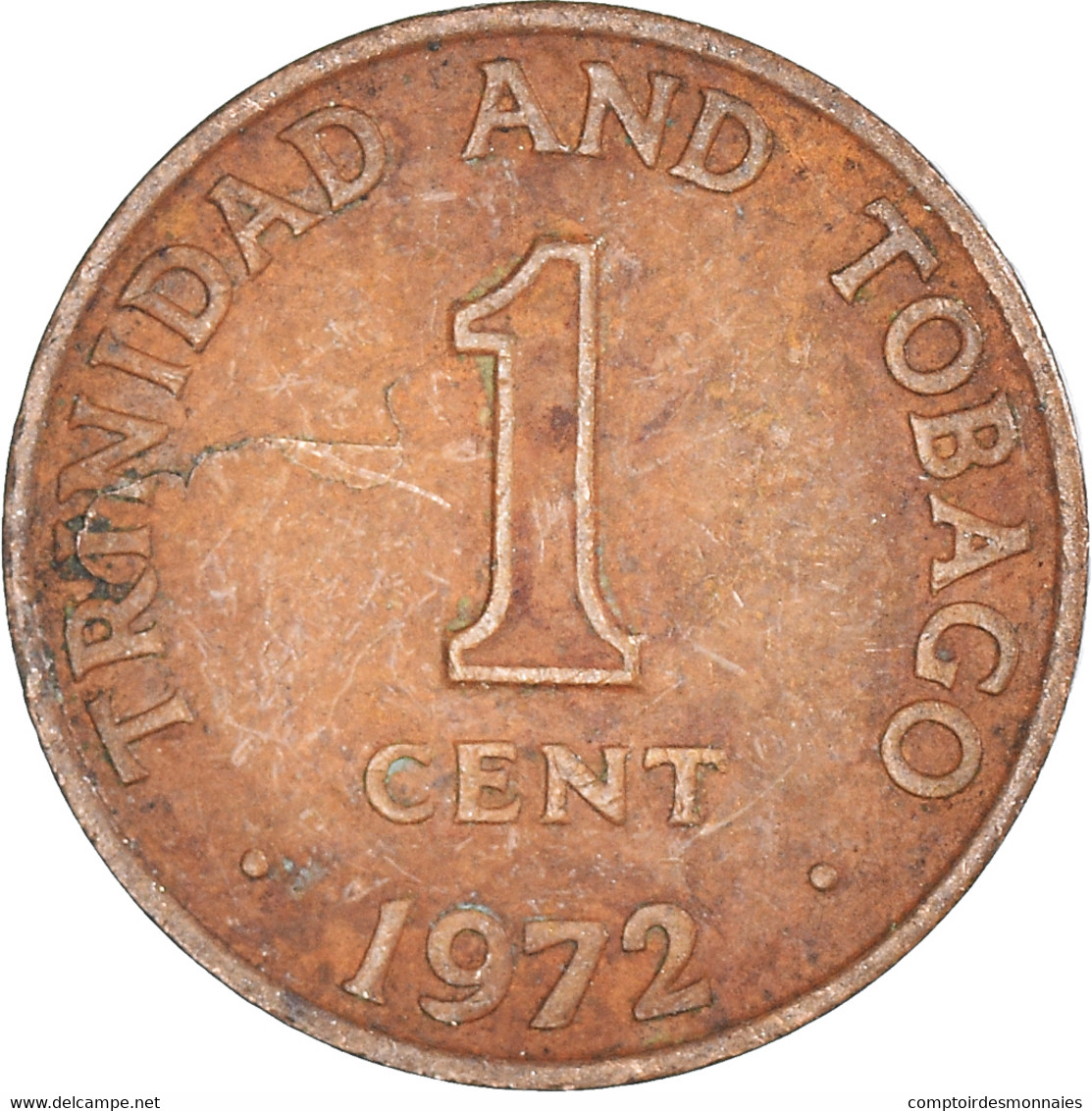 Monnaie, Trinité-et-Tobago, Cent, 1972 - Trinidad & Tobago