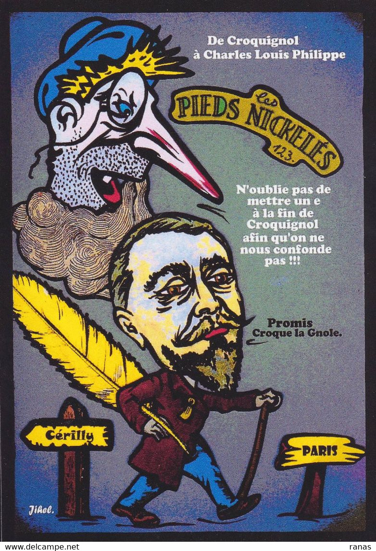 CPM Les Pieds Nickelés 30 Ex. Numérotés Signés JIHEL Charles Louis Philippe Cérilly - Comics