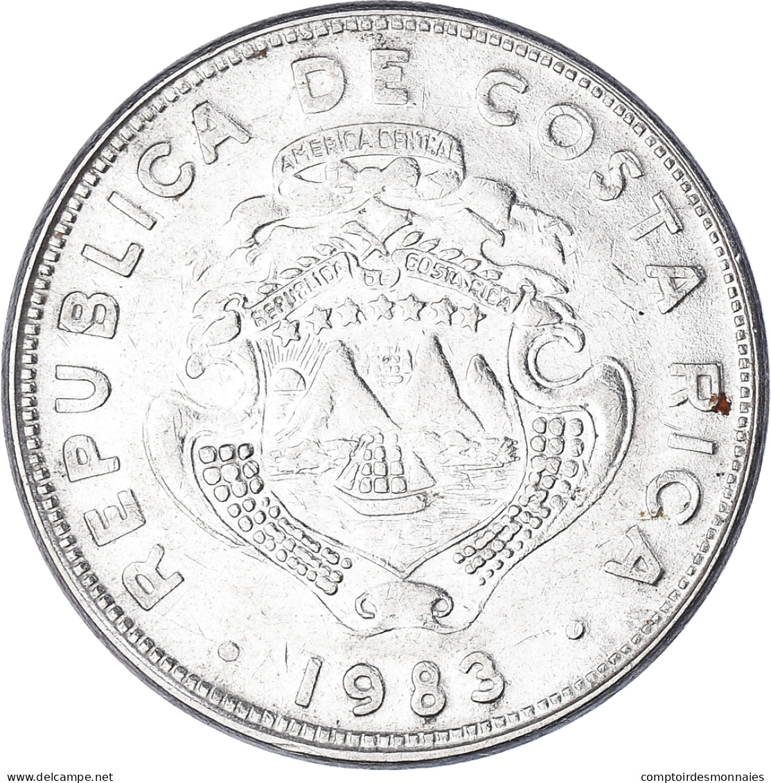 Monnaie, Costa Rica, 2 Colones, 1983 - Costa Rica