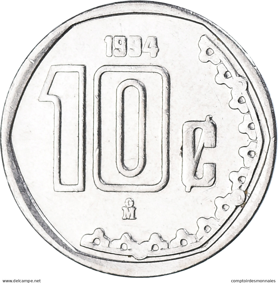 Monnaie, Mexique, 10 Centavos, 1994 - Mexique