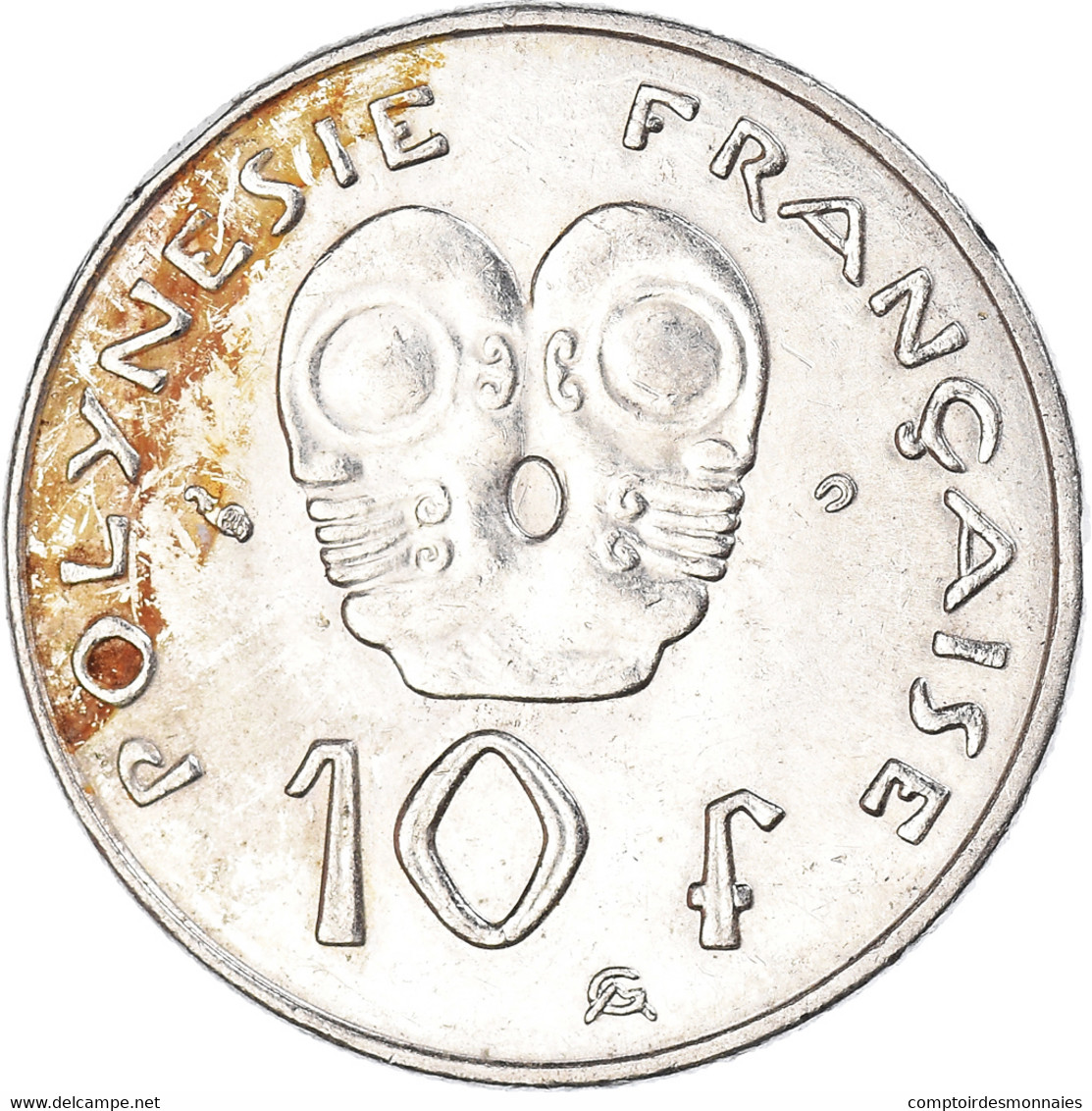 Monnaie, Polynésie Française, 10 Francs, 2001 - Frans-Polynesië