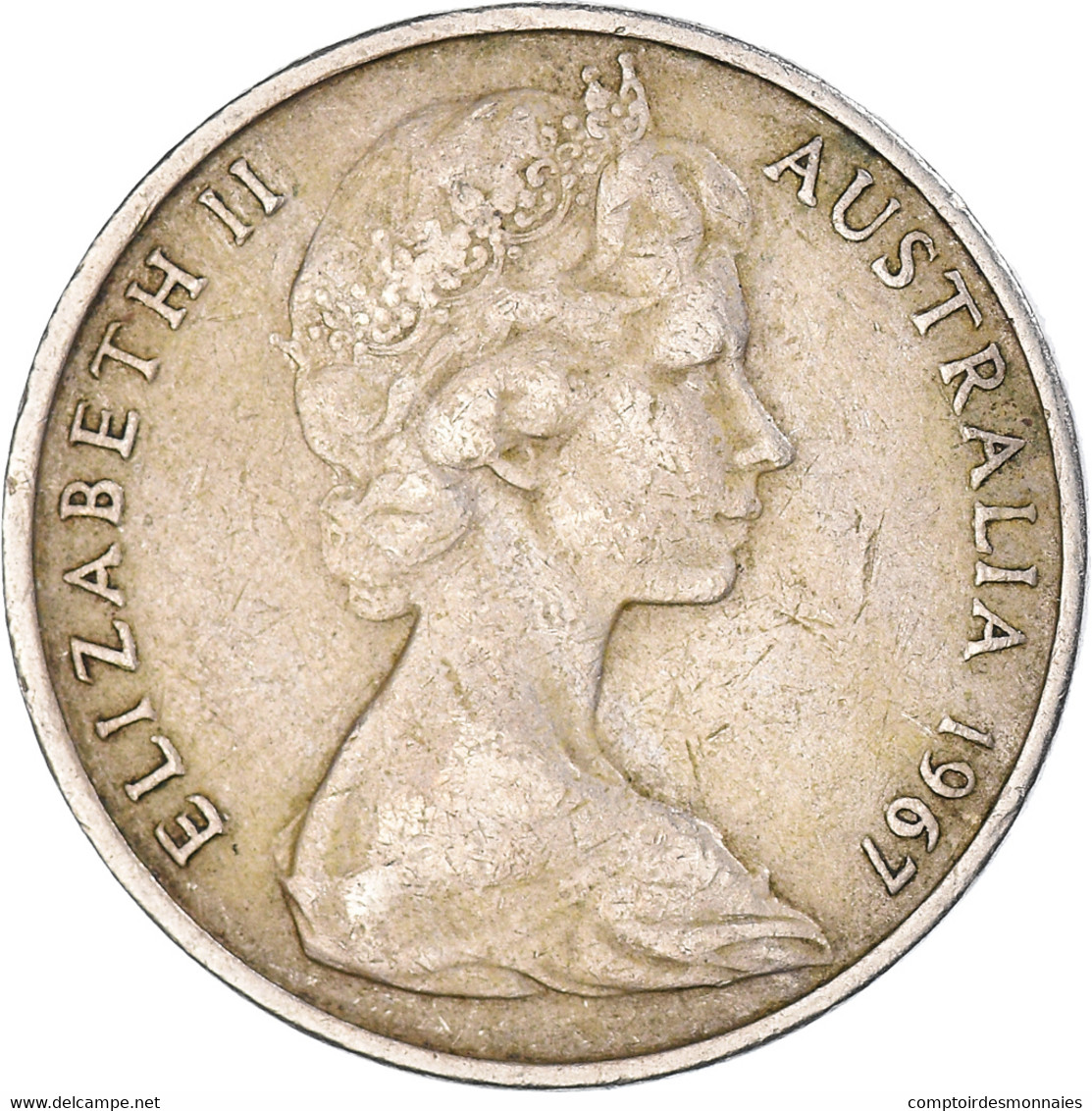 Monnaie, Australie, 20 Cents, 1967 - 20 Cents