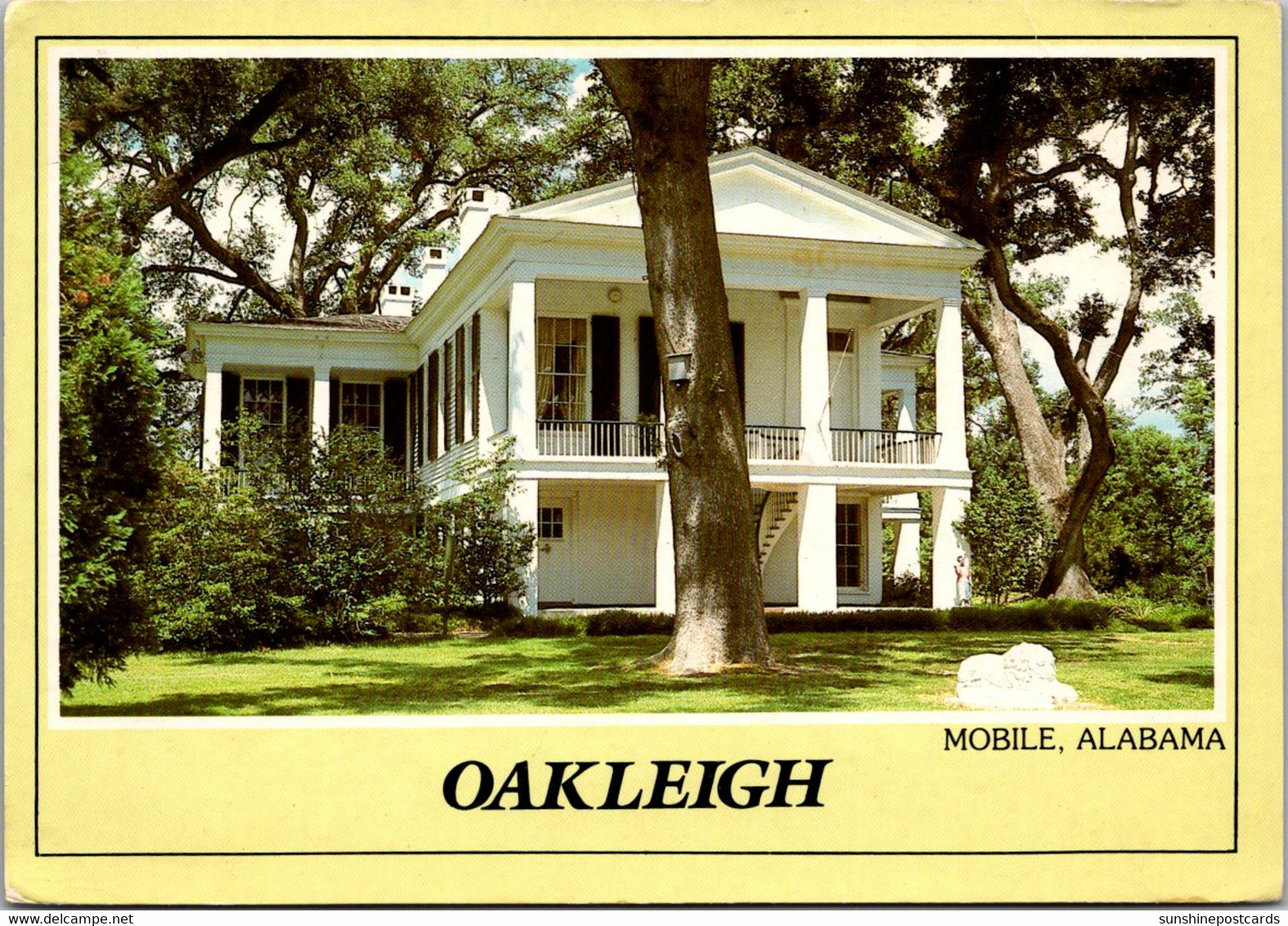 Alabama Mobile Oakleigh Mansion 1991 - Mobile