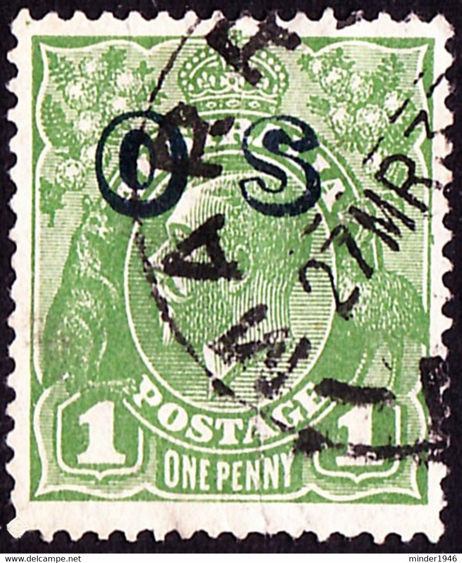 AUSTRALIA 1932 1d Green SGO129 Used - Service