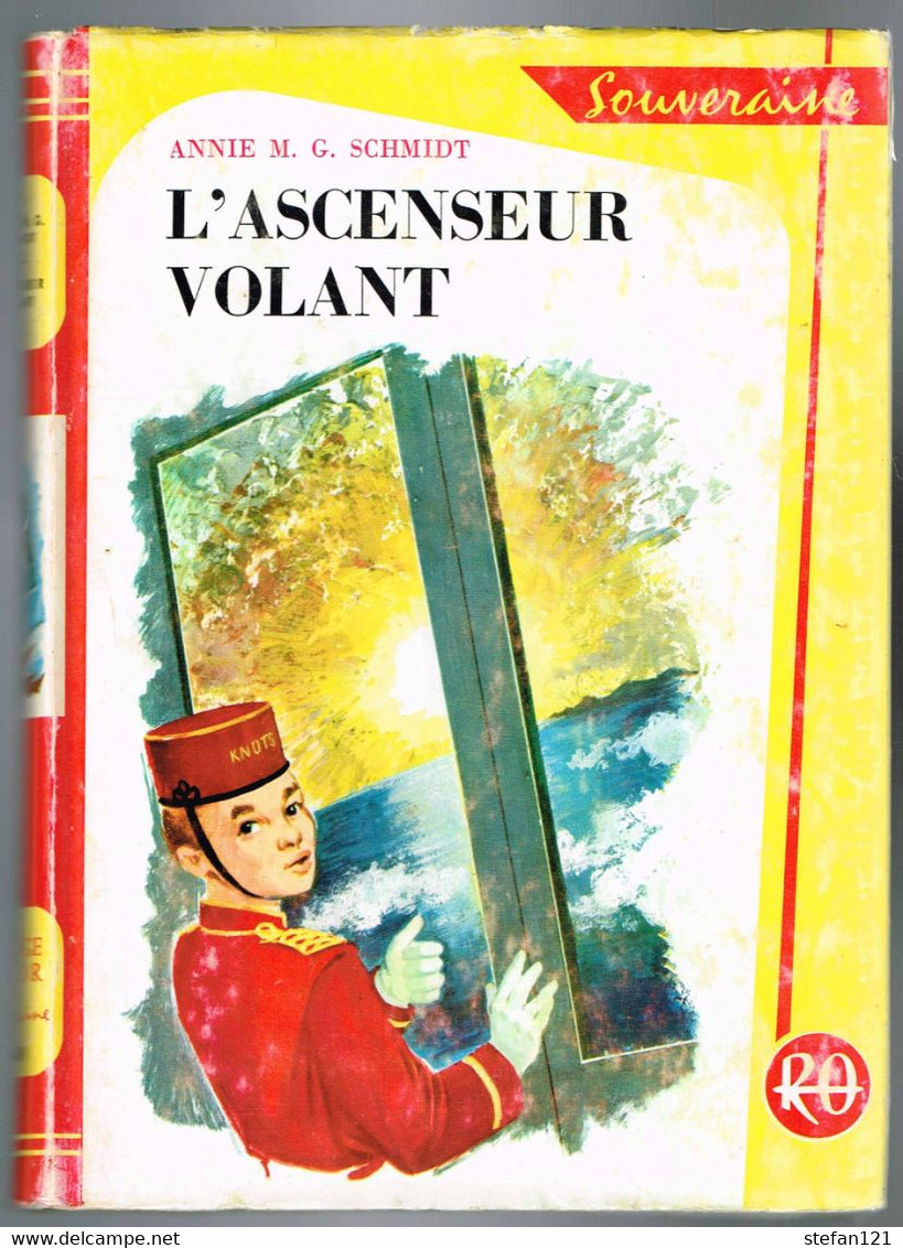 L'ascenseur Volant - Annie M.G. Schmidt - 1963 - 188 Pages 21 X 15 Cm - Bibliothèque Rouge Et Or