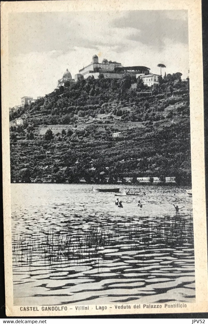 (5572) Castel Gandolfo - Villini - Lago - Veduta Del Palazzo Pontificio - Parken & Tuinen