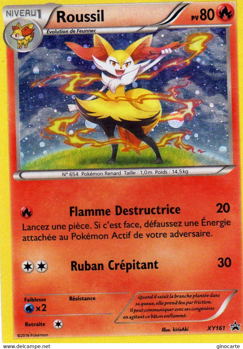 Carte Pokemon Xy 161 Roussil 80pv 2016 - XY