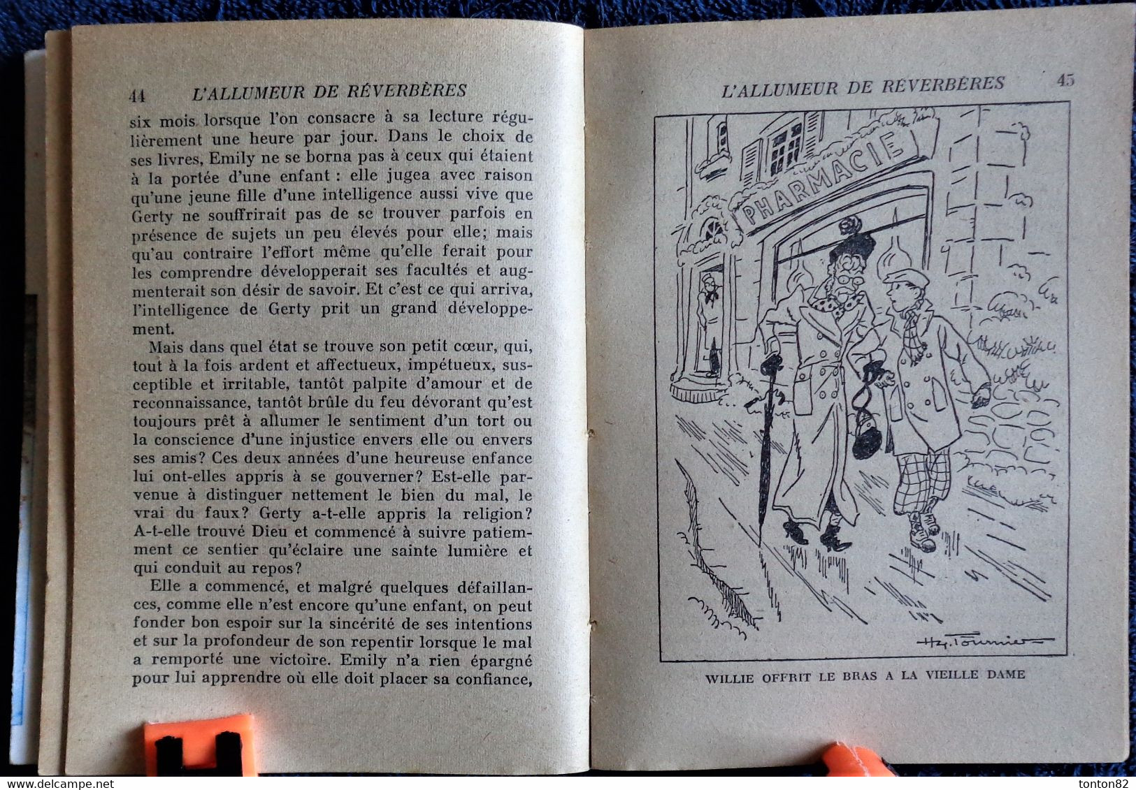 Miss Cummins - L'Allumeur de réverbères -  Bibliothèque de la Jeunesse  / Hachette - ( 1950 ) .