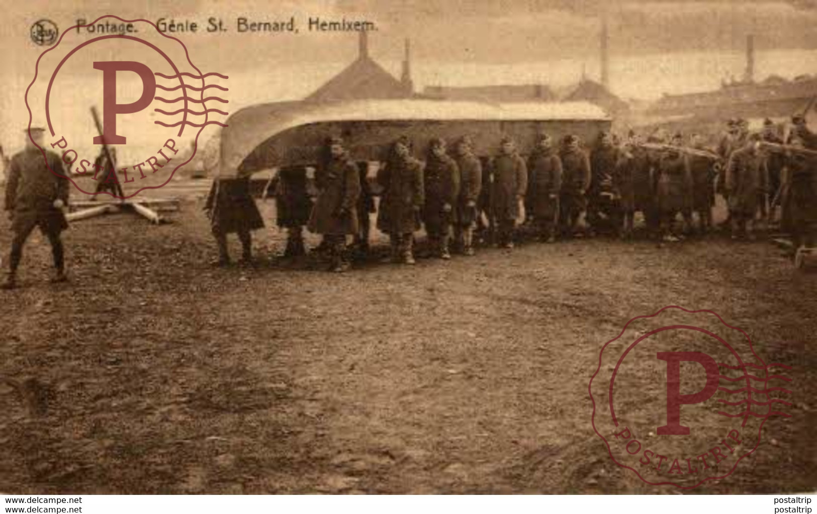 Hemixem Hemiksem St. Bernard Pontage GENIE , Belgian Army Armee Belge  ANTWERPEN ANVERS - Hemiksem