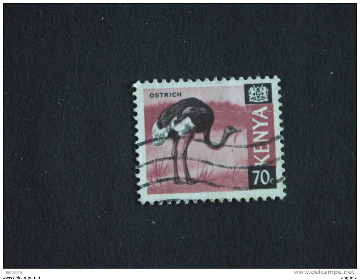 Kenya Kenia 1966-1969 Autriche Struisvogel Yv 27A O - Struzzi