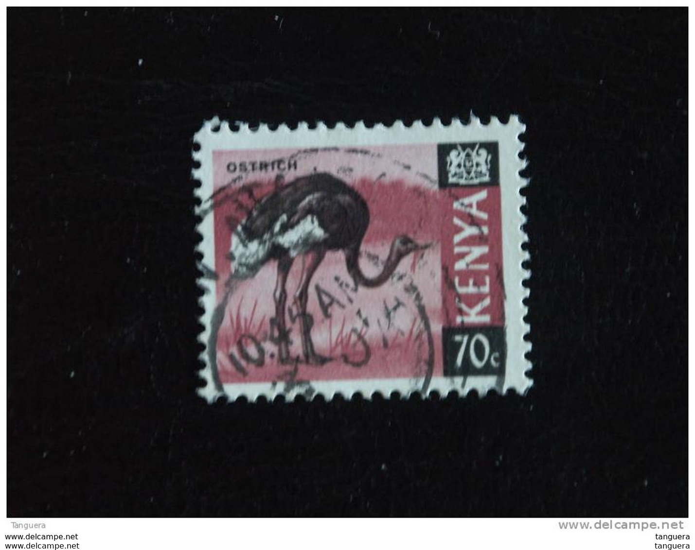 Kenya Kenia 1966-1969 Autriche Struisvogel Yv 27A O - Straussen- Und Laufvögel