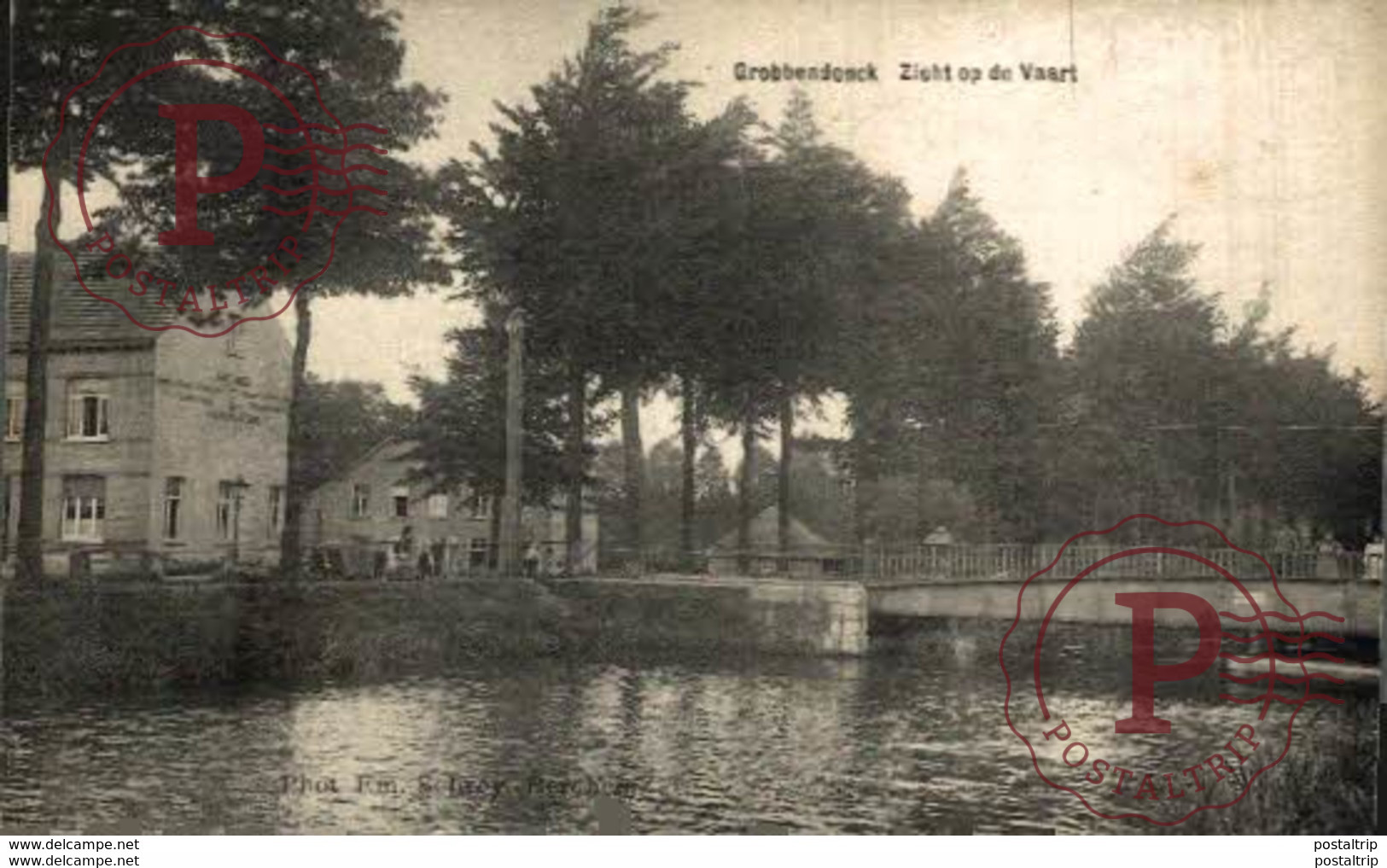 ZICHT OP DE VAART LE CANAL  Grobendonck  Grobbendonk   ANTWERPEN ANVERS - Grobbendonk