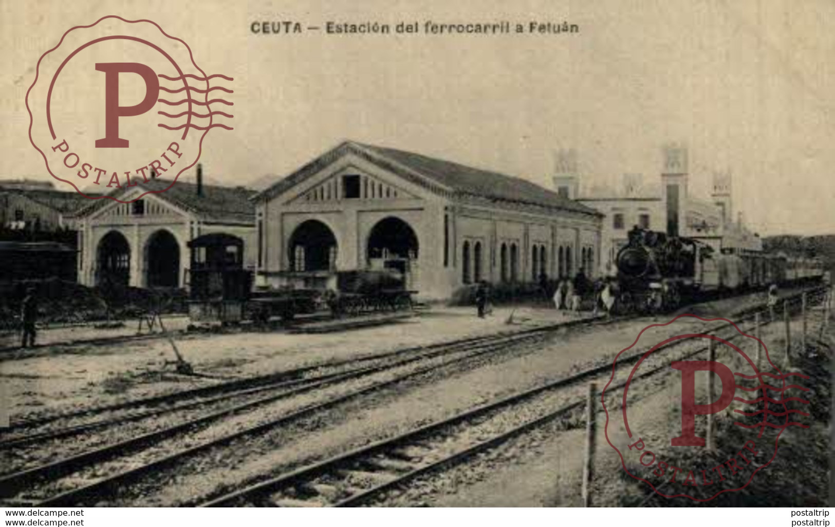 TREN // TRAIN // TREIN. - CEUTA. ESTACION DE FERROCARRILA FETUAN - Ceuta