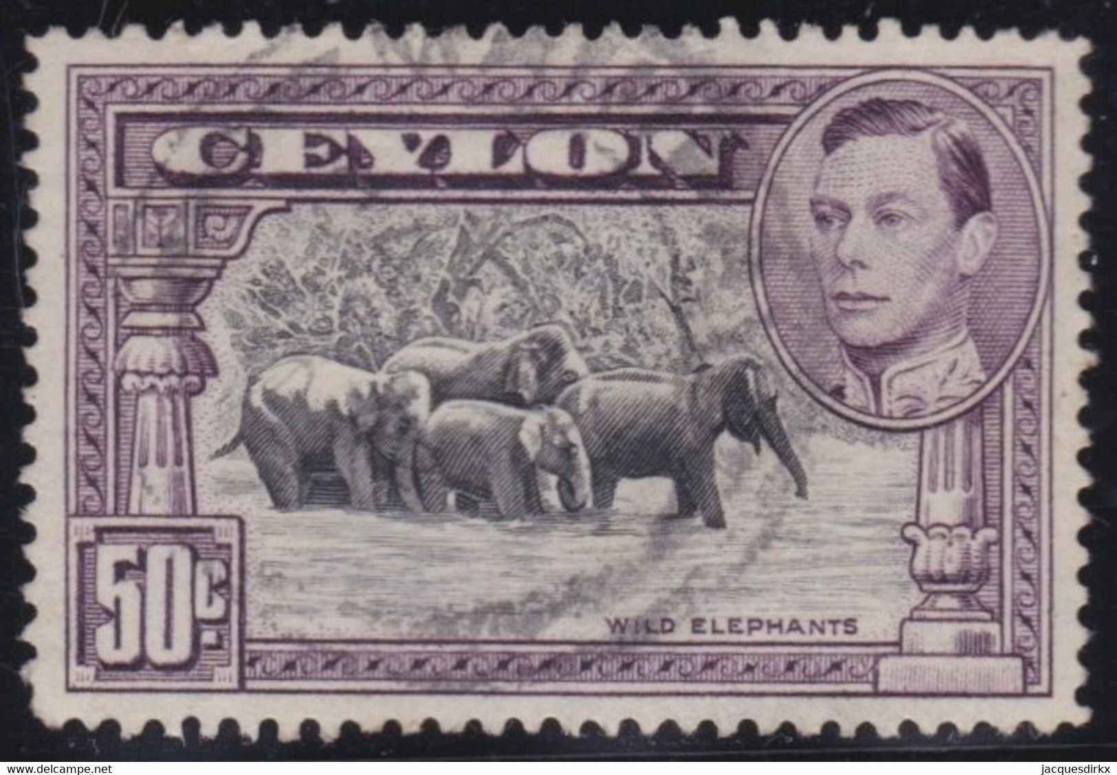 Ceylon      .   SG  394c      .   O      .   Cancelled - Ceylon (...-1947)