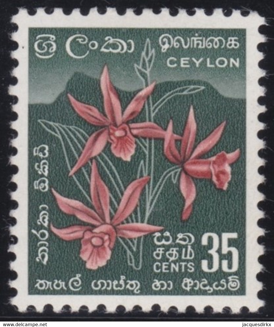 Ceylon    .   SG  457     .      *       .     Mint-hingedcancelled - Ceylan (...-1947)