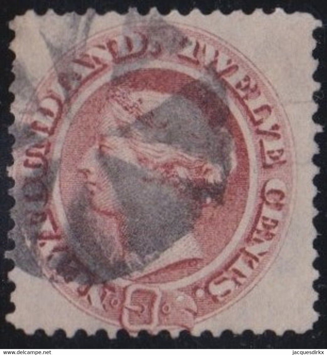 Newfoundland    .    SG   .   28  (2 Scans)    .    O      .     Cancelled - 1865-1902