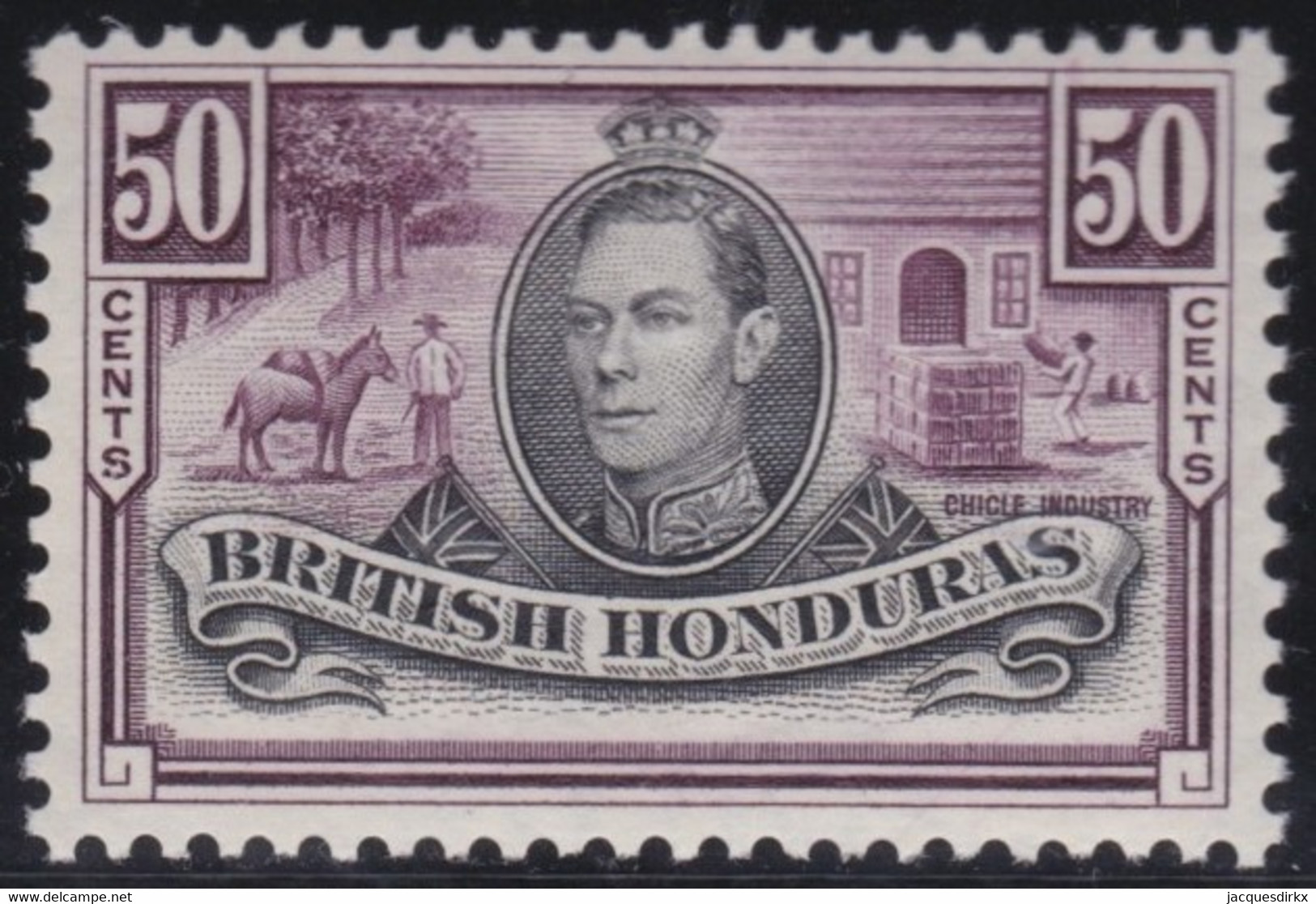 British Honduras       .    SG   .    158          .   *   .     Mint-hinged - Honduras Britannique (...-1970)