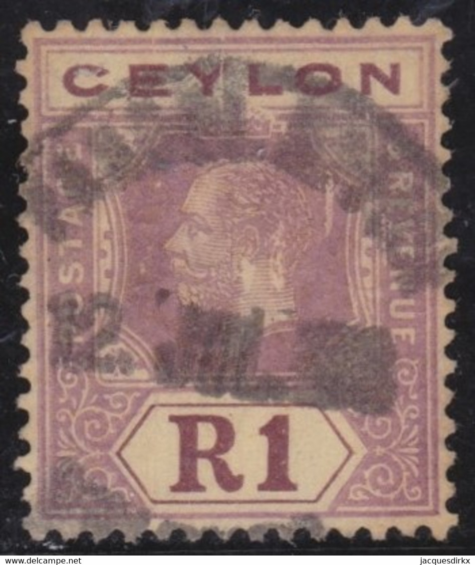 Ceylon    .    SG   .  354a     .  O      .     Cancelled - Ceylon (...-1947)