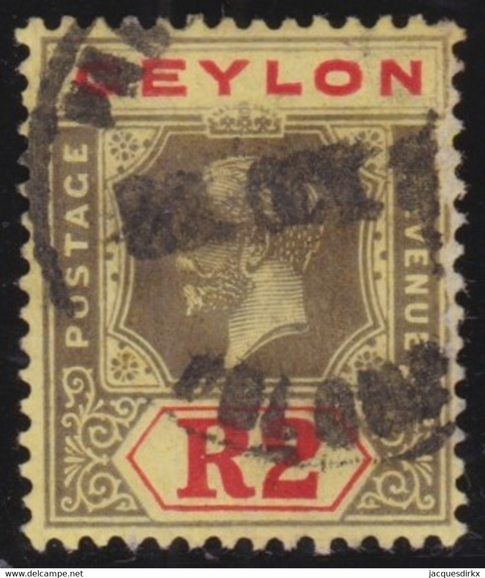 Ceylon      .    SG   .    316b      .     O    .     Cancelled - Ceylan (...-1947)