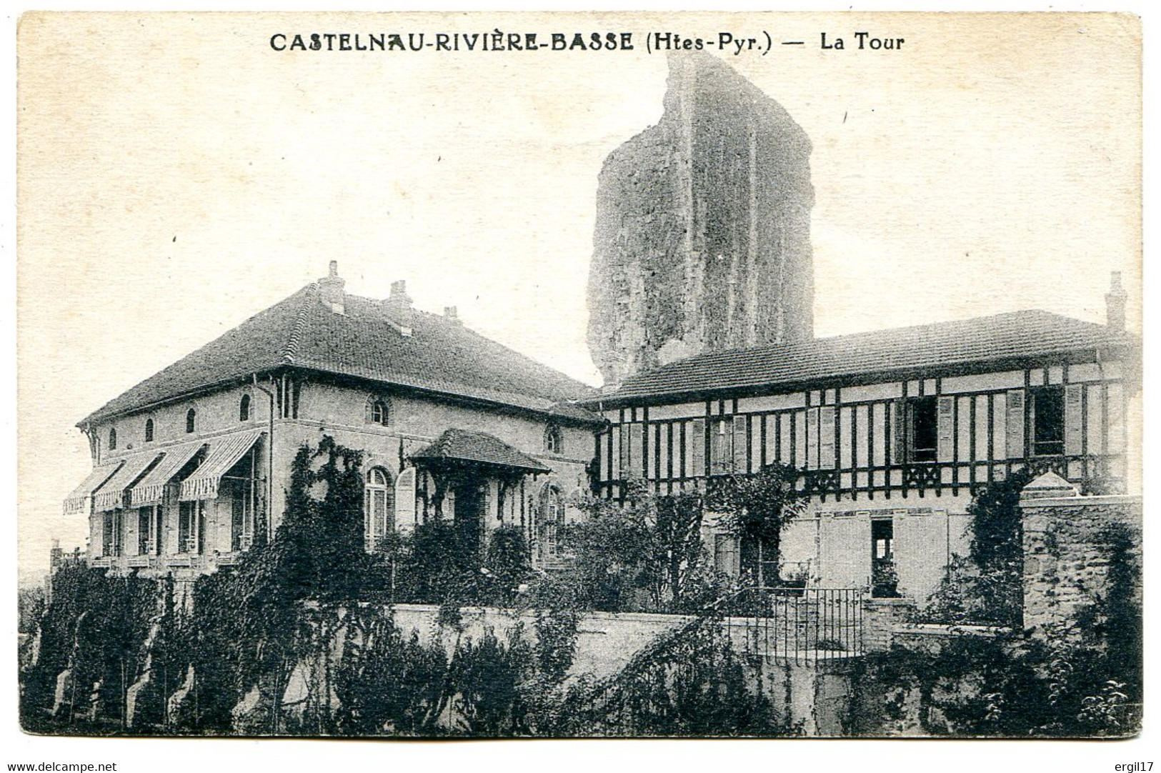 65700 CASTELNAU-RIVIÈRE-BASSE - La Tour, Restes Du Donjon Du Château - Castelnau Riviere Basse
