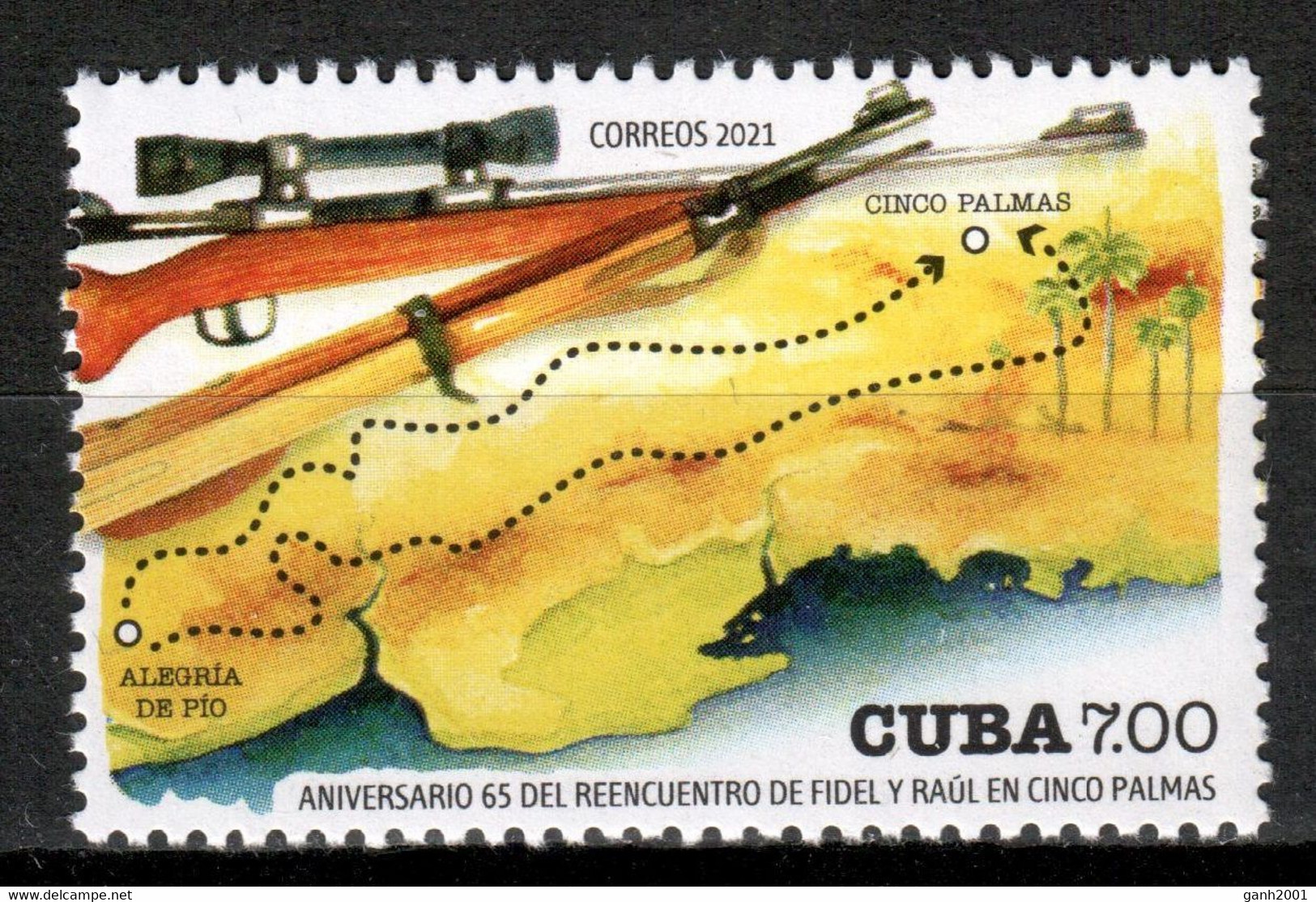 Cuba 2021 / Raul & Fidel Castro Meeting In Cinco Palmas MNH Encuentro Raúl Y Fidel Castro / Ic77  C3-10 - Neufs