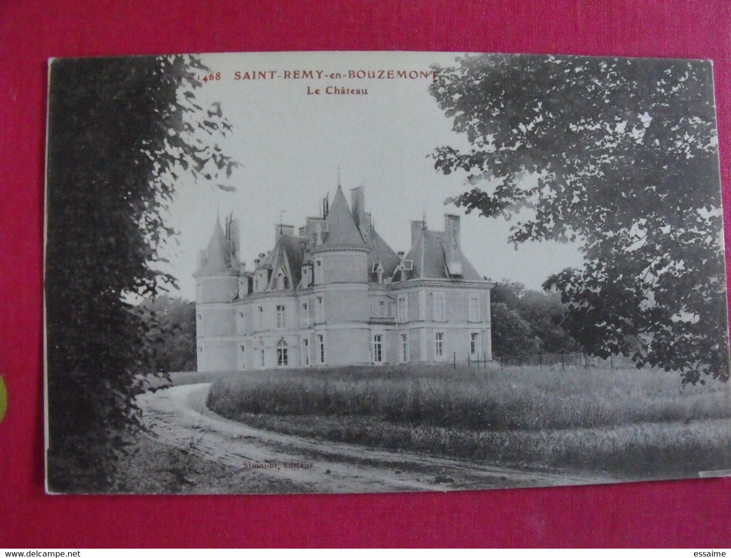 Carte Postale. Marne 51. Saint Remy En Bouzemont. Le Château - Saint Remy En Bouzemont
