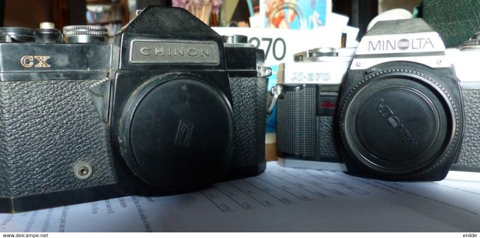 Minolta X370 + Zoom + Chinon CX + Flash - Appareils Photo