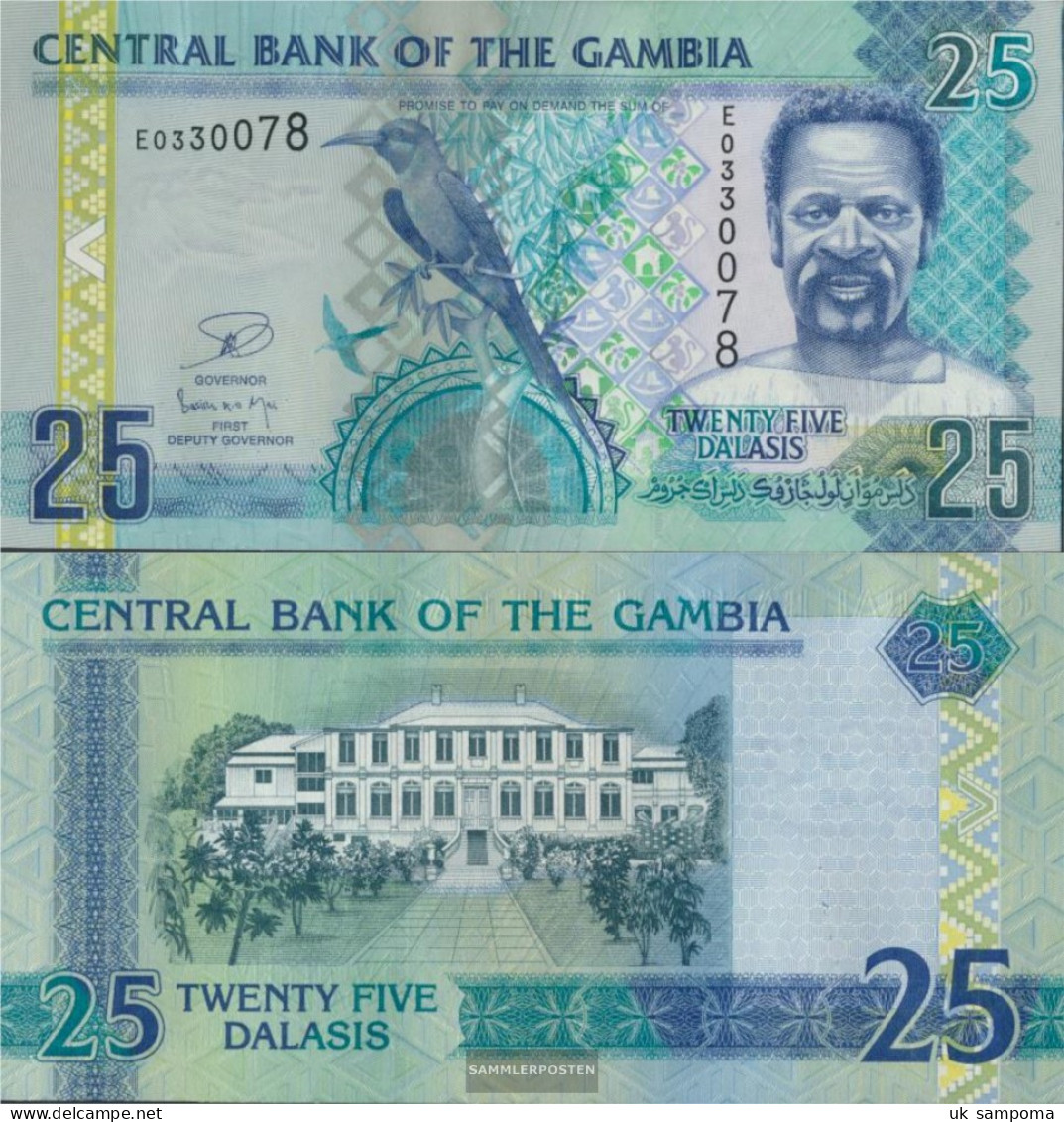 Gambia Pick-number: 27c Uncirculated 2006 25 Dalasis - Gambia